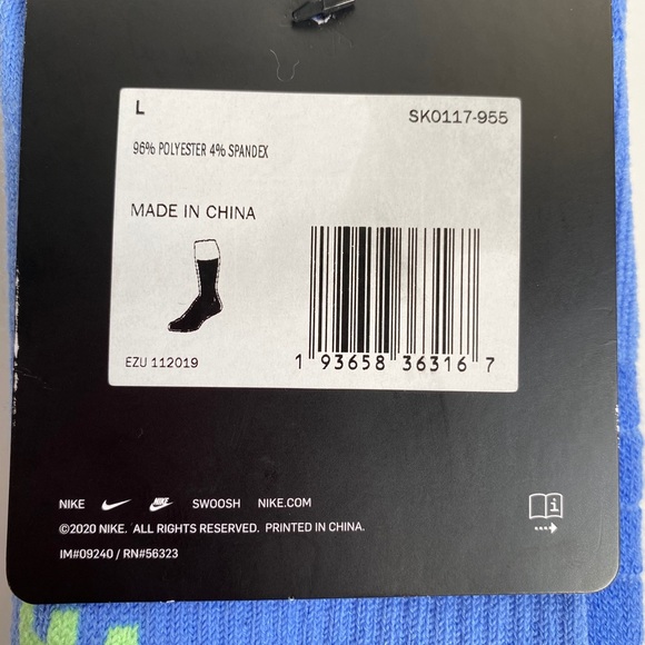 Nike Multiplier Max Crew M 8-12 W 10-13 - Picture 6 of 11